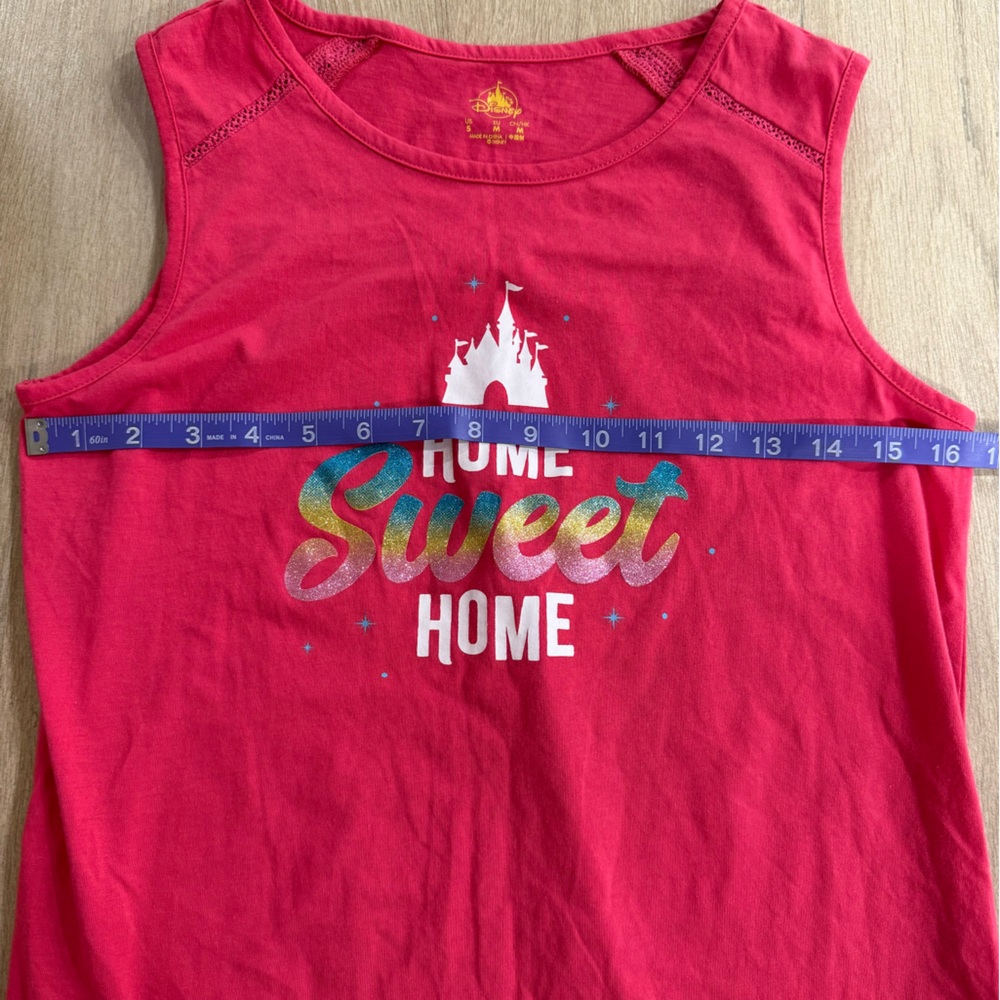Disney Outfit Tank Top for Women - Fantasyland Castle - Home Sweet Home Small - Picture 10 of 11
